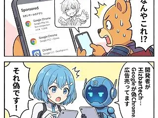 【警戒】Google Play最上位に偽…