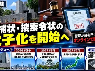 【速報】現場での令状粘り終了へ 逮捕状の…