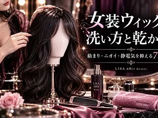 女装ウィッグの洗い方と乾かし方｜絡まり・…