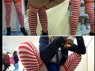 【パンチラ】ハロウィンの肛門まで見えてい…