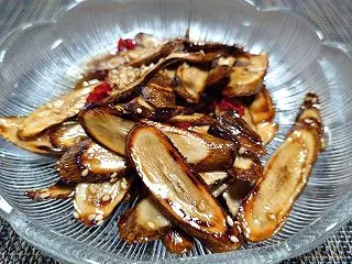 【ごぼうの甘辛炒め】
