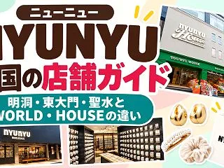 NYUNYU（ニューニュー）韓国の店舗ガ…
