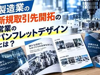 製造業のパンフレットデザイン｜新規取引先…