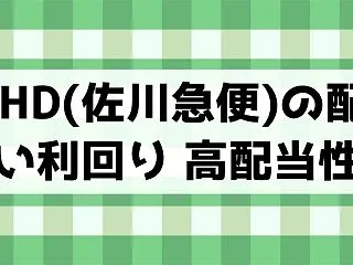 SGHD(佐川急便)の配当が高めの利回り…