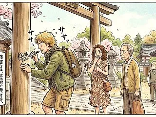 なんか異常に落書きが！！しかも観光地で！…