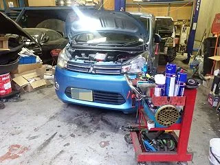 ekワゴンの点検整備
