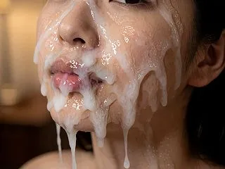 AI美女のぶっかけ画像