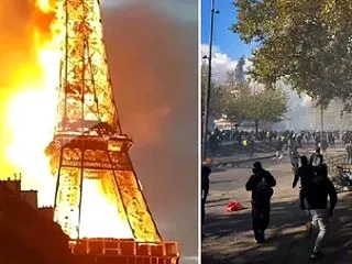 【ﾌｧﾝｻﾏﾘｨ】フランス各地でデモに乗…