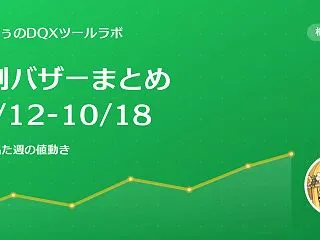 週刊バザーまとめ（10/12〜10/18…