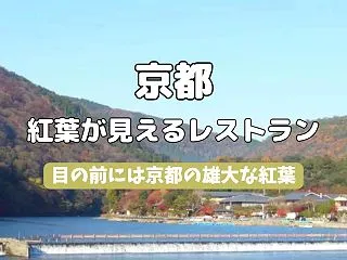 【京都紅葉】ランチで京都の雄大な紅葉が見…
