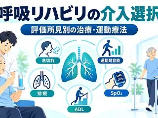 呼吸リハビリの介入選択｜息切れ・排痰・S…