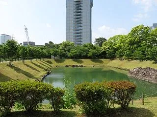 旭姫の輿入れと駿府城(2)本丸堀～二ノ丸…