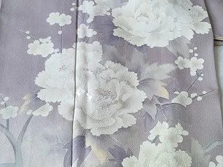 お買い物メモ・藤色の着物を2枚、半衿2枚