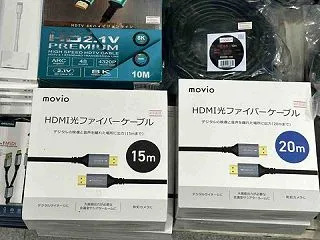 アキバ・あきばお~で見かけたHDMI光ケ…