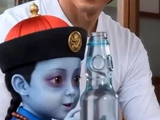 ラムネのビー玉に本気で心配するベビーキョ…