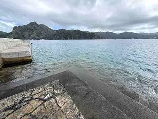 父島の水温 ２６．９℃ 検温くん 
