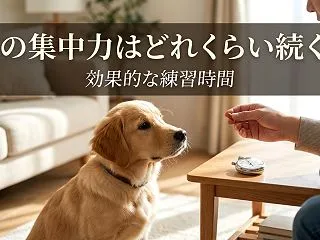 犬の集中力はどれくらい続く？効果的な練習…