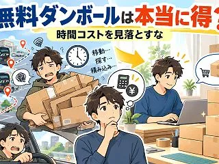 【せどり初心者必見】無料のダンボールを探…