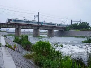 東武日光線 TOBUの橋梁風景(210)…
