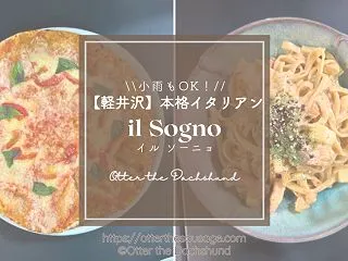 【軽井沢】小雨もOK！イル・ソーニョのテ…