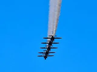 鴻巣の空を舞うブルーインパルス・・・その…