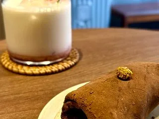 気になっていた「おしぼりケーキ」を食べて…