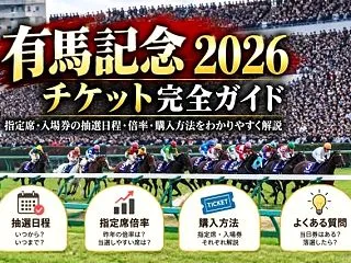 有馬記念2026のチケット抽選はいつ？指…