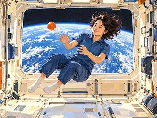 宇宙飛行士が浮くのは、重力がないから？ …