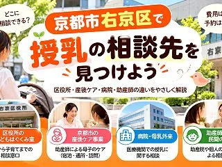 【右京区】授乳相談、区役所・産後ケア・母…