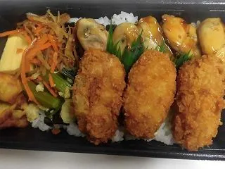 ほっともっと 贅沢牡蠣三昧 牡蠣づくし弁…