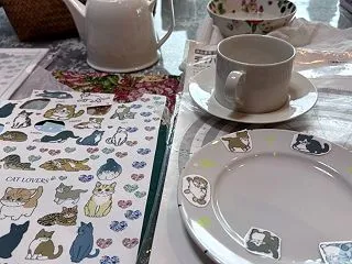 ポーセラーツオーダー工程ゆるふわニャンコ…