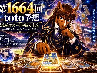 ⚽🔮【第1664回 toto予想】91枚…