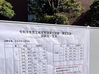土地家屋調査士試験 受験できませんでした…