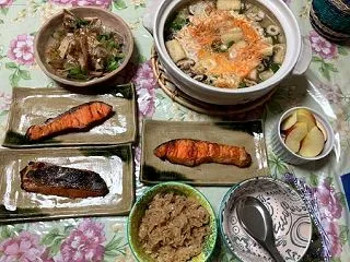 冷ご飯で雑炊と季節は秋だよね～？