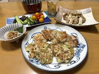 お焼き2種・・レンコンお焼き・ネギお焼き…