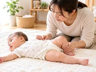 赤ちゃんの向き癖と股関節の左右差は大丈夫…