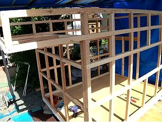軽トラキャンピングシェル２号制作記録 壁…