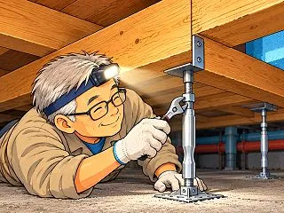 築25年の自宅の床鳴り補修のDIY記録