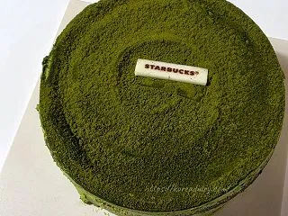 スタバの冷凍抹茶ケーキは。