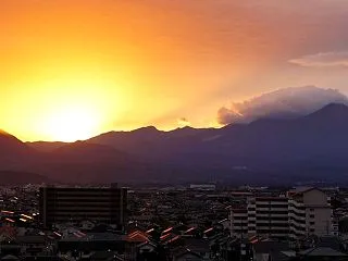 米子市の朝（10/19）写真７枚 動画１…