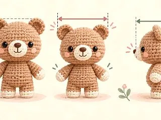 あみぐるみのサイズの測り方｜高さ・横幅・…