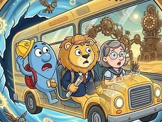 第1話：『歯車の街と、迷子のクロノ・ラビ…
