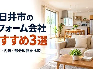 春日井市のリフォーム会社おすすめ3選｜水…
