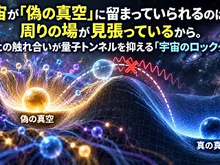 宇宙が「偽の真空」に留まっていられるのは…