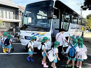 年長さん芋掘り