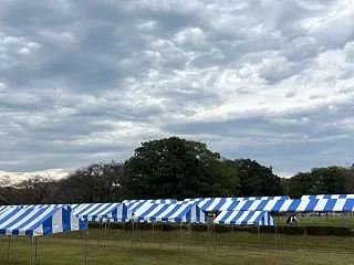 公園風景一変+新聞から消費税減税・視覚に…