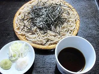 今日の昼そば(ざるそば)