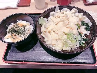 【吉そばのとろろ丼セット】国立Day試合…