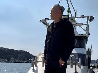 蒲江港から出船します