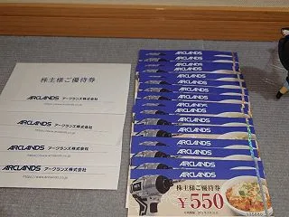 本日の結果とアークランズ様、ニチレイ様か…